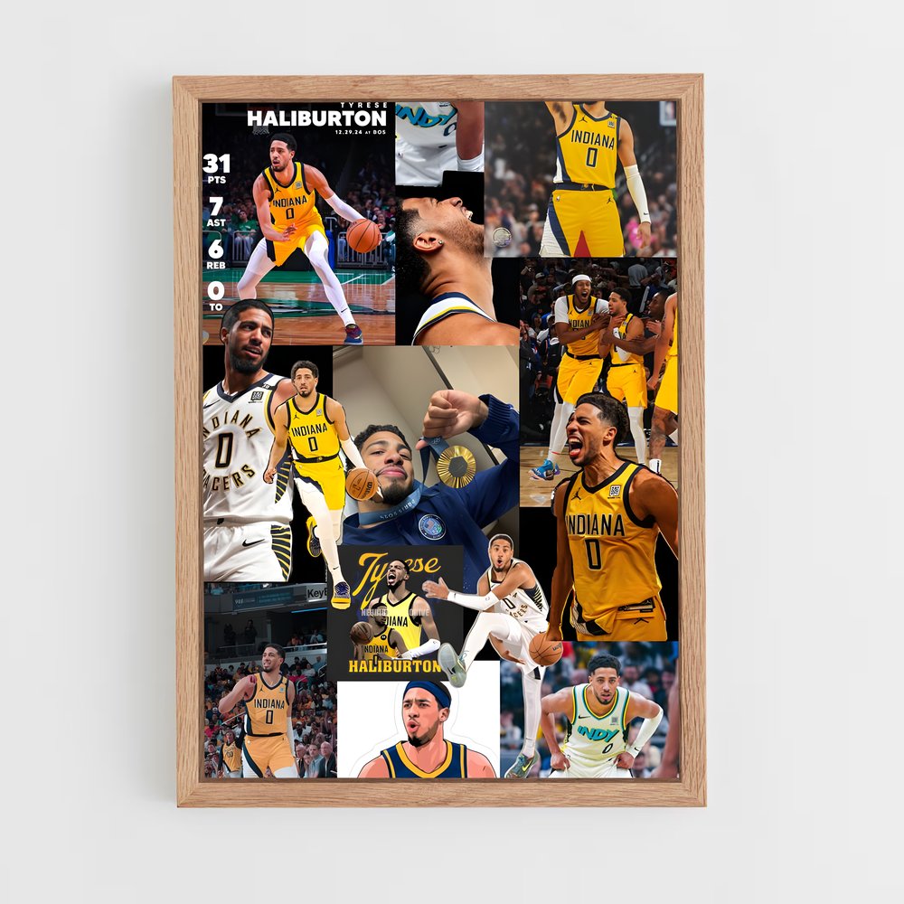 Poster All-Star Tyrese – affiche Basketball (vue 4)